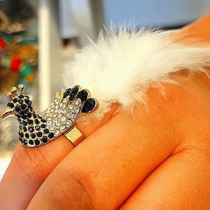 Peacock Ring, Size 8